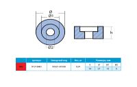 Анод магниевый Suzuki 01213MG от прозводителя Tecnoseal Анод магниевый Suzuki 01213MG от прозводителя Tecnoseal