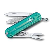 Нож-брелок Victorinox Classic SD Colors, 58 мм, 7 функций, "Tropical Surf" 0.6223.T24G от прозводителя Victorinox