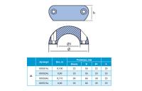 Анод алюминиевый на гребной вал 30мм 00555AL от прозводителя Tecnoseal Анод алюминиевый на гребной вал 30мм 00555AL от прозводителя Tecnoseal