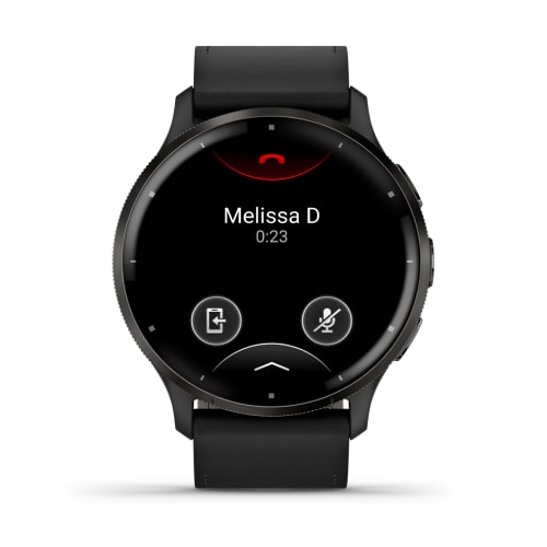GARMIN VENU 3 Slate stainless steel bezel with black case and black leather band 010-02784-52 010-02784-52 от прозводителя Garmin
