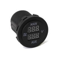 Вольтметр 6-60В с синей подсветкой для двух АКБ NEKEKE DS4010DS-BL от прозводителя NEKEKE Вольтметр 6-60В с синей подсветкой для двух АКБ NEKEKE DS4010DS-BL от прозводителя NEKEKE