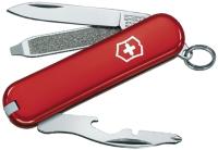 Нож-брелок Victorinox Classic Rally, 58 мм, 9 функций, красный 0.6163 от прозводителя Victorinox