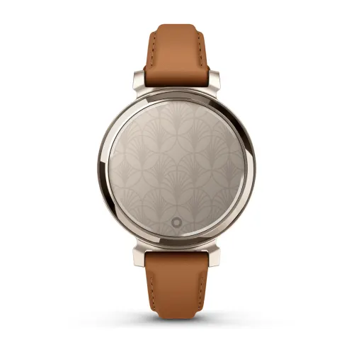 Garmin Lily 2 Classic - Lily 2 Classic | Cream Gold with Tan Leather Band