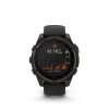 Garmin Fenix 8 - 47 мм SOLAR | SAPPHIRE | Carbon grey DLC titanium with Black/pebble grey silicone band