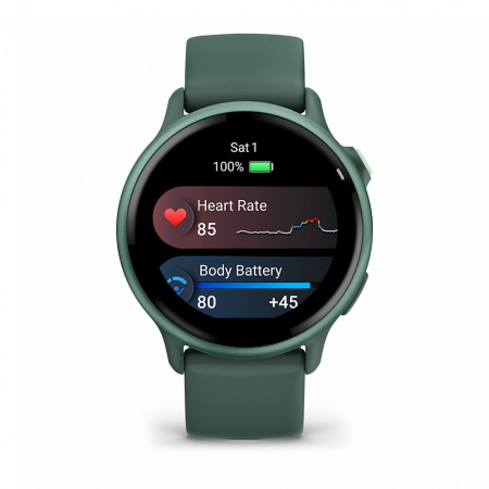 Garmin Vivoactive 6 | Metallic Jasper Green with Jasper Green Band