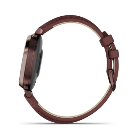 Garmin Lily 2 Classic - Lily 2 Classic | Dark Bronze with Mulberry Leather Band