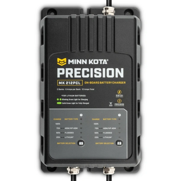 Precision Charger MK 212 PCL - 2 bank x 6 amps 1832121 от прозводителя Minn Kota