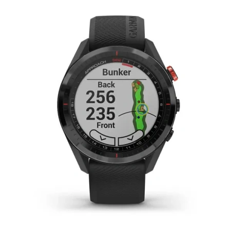 Garmin Approach S62 | Black Ceramic Bezel with White Band