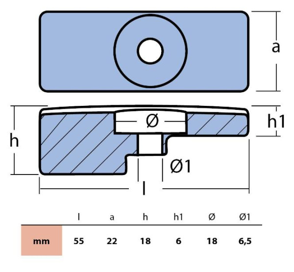 Анод алюминиевый Suzuki 01212AL от прозводителя Tecnoseal Анод алюминиевый Suzuki 01212AL от прозводителя Tecnoseal