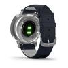Garmin Vivomove Style - 42 мм | Rose gold aluminium case with white silicone band