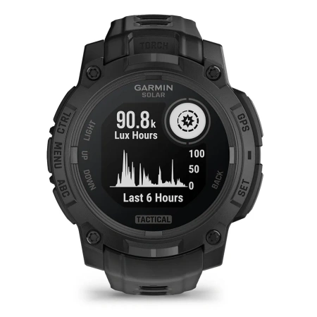 Garmin Instinct 3 - 45 мм SOLAR | Tactical | Black with Black Band