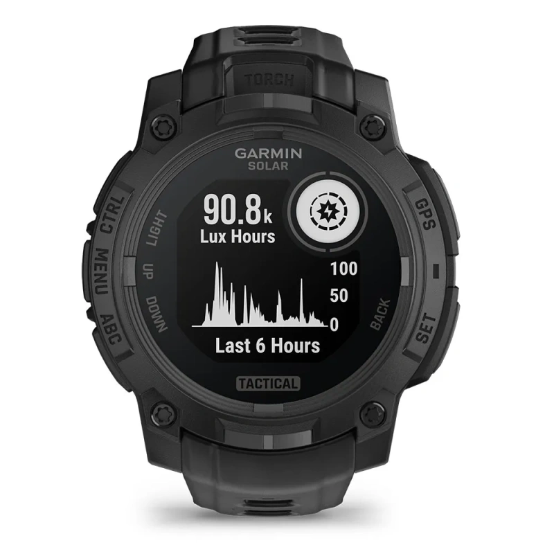 Garmin Instinct 3 - 45 мм SOLAR | Tactical | Black with Black Band