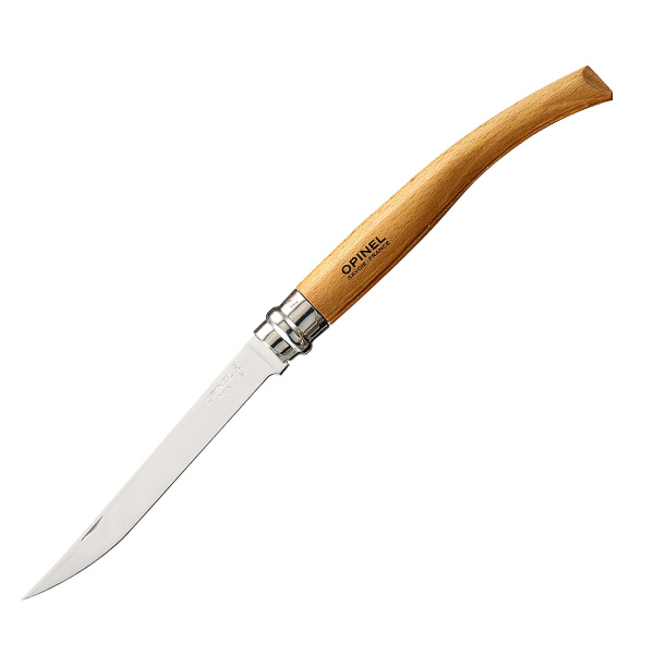 Нож филейный Opinel №12, нержавеющая сталь, рукоять из дерева бука, 000518 000518 от прозводителя Opinel